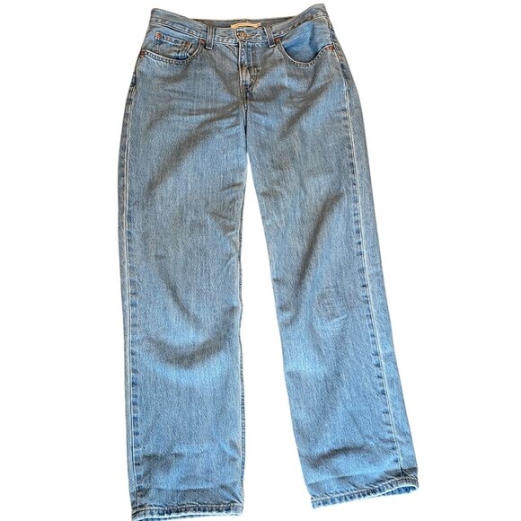 Levi's Low Pro Straight Blue Jeans 31x30 tagged sz 28 #117R - Picture 3 of 11